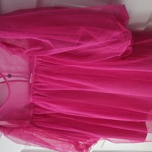 💖💘💗💝💕KAKTUS Tulle Ruffle Blouse💕💝💗💘💖